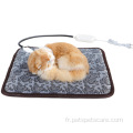 Tapis de nourriture pour animaux de compagnie absorbant le caoutchouc